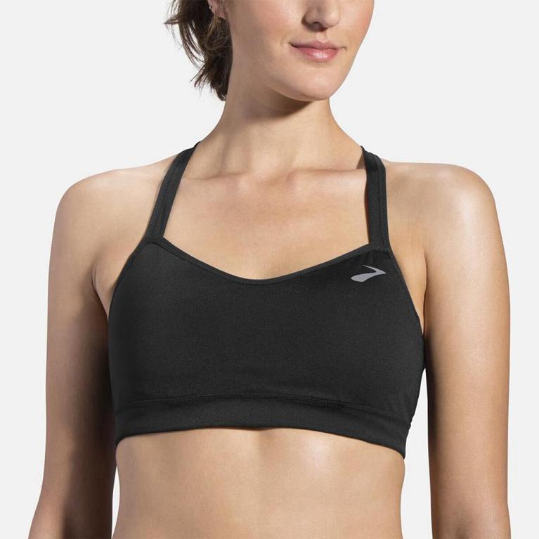 Brooks Uprise Crossback Womens Running Bra - Grey - Indonesia (THAM-28670)